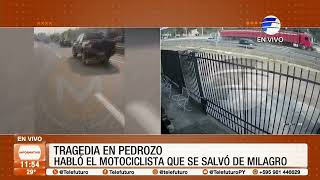 Habló el motociclista que se salvó de milagro [upl. by Aile327]