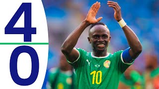 Senegal vs Malawi 40 🔥 SADIO MANE score 1 Goal amp 1 Assist   NJackson Goal  Extended Highlight [upl. by Alleul]