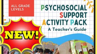 NEW Psychosocial Support Activity Pack 2022 [upl. by Ibbob853]