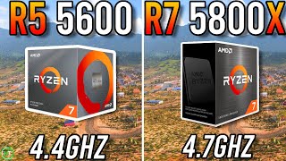 Ryzen 5 5600 vs Ryzen 7 5800X  Any Difference [upl. by Ikram812]