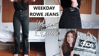 WEEKDAY ROWE JEANS Unboxing amp Review [upl. by Warchaw]