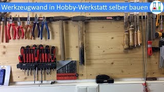 DIY Werkzeugwand in der Werkstatt  Selber bauen und einrichten mit Magnetleisten und Lappenhalter [upl. by Belter589]