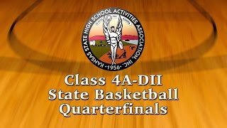 4ADII State Basketball Quarterfinals 1 Hugoton Eagles vs 8 Jefferson West Tigers [upl. by Laura319]