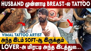 பெண்கள் Chestல Tattoo போட சொல்றாங்க😱I Tattoo Artistன் கஷ்டங்கள் Untold Pain Realone Media [upl. by Hctub]