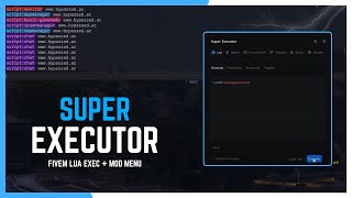 THE NEW BEST FIVEM LUA EXECUTOR  SUPER EXECUTOR 2024  CHEAPEST FIVEM EXECUTOR  lua fivem exec [upl. by Atenek943]