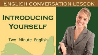 Introducing Yourself  How to Introduce Yourself In English [upl. by Dosi501]