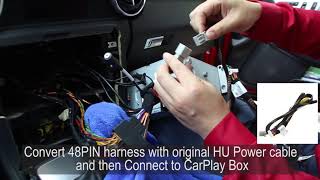 Mercedes SLK 200 2013 NTG45 WiFi Wireless Apple CarPlay Upgrade [upl. by Yespmed]