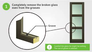 Glass Repair For Shaker Doors [upl. by Anatsirhc]