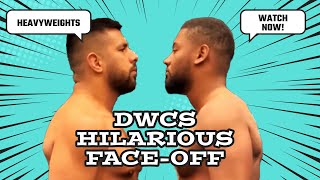 HILARIOUS DWCS weighin as two heavyweights refused to stop the staredown amp kept it going afterward [upl. by Horan]