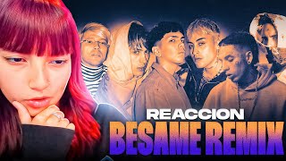 REACCIÓN A BESAME REMIX  BHAVI SEVEN KAYNE MILO J TIAGO PZK KHEA NEO PISTEA [upl. by Uy]