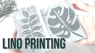 Lino Printing  Tutorial [upl. by Netsirhk]