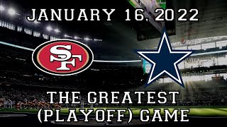 San Francisco 49ers vs Dallas Cowboys January 16 2022  The Greatest Playoff Game [upl. by Ahtamas592]