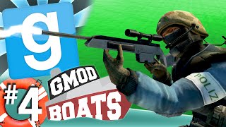 GMod Boats 4  Concrete Sniper Garrys Mod [upl. by Otilegna]