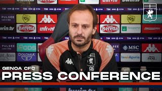 SALERNITANA  GENOA  Conferenza prepartita  Serie A TIM 202324 [upl. by Anwadal]