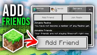 How To Add Friends In Minecraft  Full Guide [upl. by Agem]