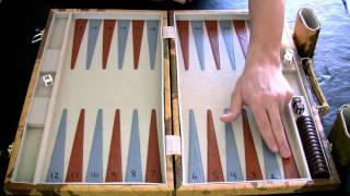 Beginner Backgammon Tutorial  1  Setting up the Board [upl. by Ellered]