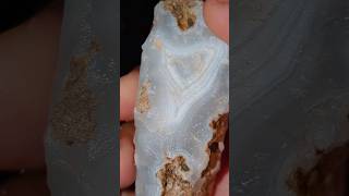 chalcedony with banded agatenaturalagate agate gemstone shorts youtubeshorts [upl. by Celestia]