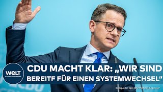 CDUGRUNDSATZPROGRAMM Radikaler Systemwechsel So will die Union zurück an die Macht [upl. by Iva]