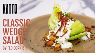 Classic Wedge Salad  Katto Knives [upl. by Enyt]