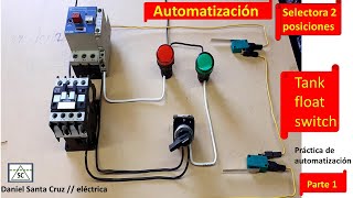 cableado del interruptor flotador para bomba de agua  tank float switch 👀✔ [upl. by Notneb232]