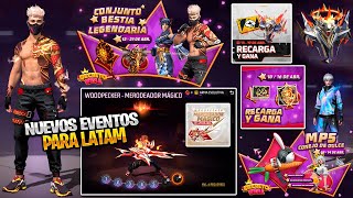 FILTRÓ TODOS LOS EVENTOS DE LA PRÓXIMA AGENDA SEMANAL DE FREE FIRE  WOODPECKER EVO BESTIA amp MAS [upl. by Salokcin262]