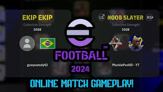 eFOOTBALL PES 2024 IS LIVE 😁 FIRST ONLINE GAMEPLAY IMPRESSION  ULTRA 4K 🔥 [upl. by Airekat]