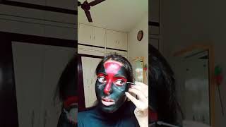 Mahakali makeup Pooja Sharma inspired makeup maakali mahakali [upl. by Swen81]