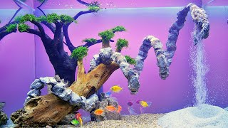 Waterfall Aquarium Setup  Step by Step Tutorial [upl. by Eikcim]