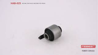 HAB029 BUSHING REAR SHOCK ABSORBER FOR HONDA [upl. by Menken688]