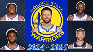 Golden State Warriors 20242025 Roster Full Breakdown amp Analysis [upl. by Rubliw]