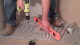 Shower Drain Installation  Connect to Plumbing  Trugard Direct [upl. by Atinuj]