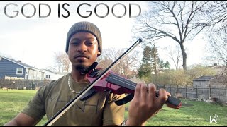 “God Is Good” Jonathan McReynolds Violin amp Keys Cover by Wesley Morris amp Romari Welch [upl. by Redan396]