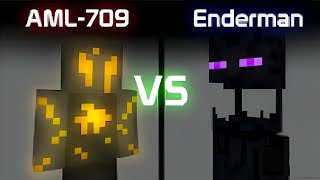 AML709 vs Enderman By HazMatt [upl. by Ahsinert]