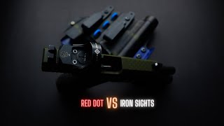 Red Dot vs Iron Sights [upl. by Llednav665]