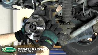 How To Jeep Wrangler 9706 TJ Hub Replacement [upl. by Riegel]