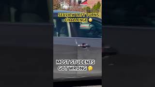 LEFT TURNS CHALLENGE ON DMV ROAD TEST NY STUDENT GOT WRONG 🤷‍♀️dmvdrivingtest driving nyc [upl. by Agnola]