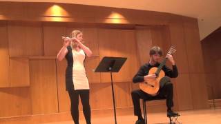 Liebermann  Sonata for Flute and Guitar Op 25 [upl. by Zelle]