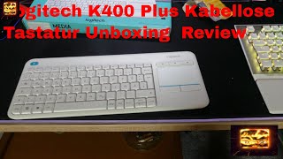 Logitech K400 Plus Kabellose Tastatur Unboxing Rewiev [upl. by Streetman4]