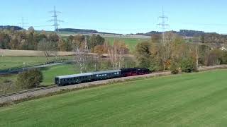 50 3616 auf Überführungsfahrt von Schwarzenberg nach Chemnitz am 25102024 [upl. by Hsetih]