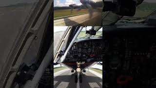 Four Ivchenko AI20 Engine going STRONG Antonov 12 Cockpit SplitScreen Takeoff AirClips shorts [upl. by Sacram]