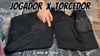 NOVA CAMISA DO CORINTHIANS 2425 JOGADOR X TORCEDOR [upl. by Sisco]