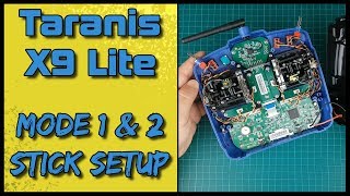 FRsky Taranis X9 Lite  Mode 1 amp 2 Setup [upl. by Caputto71]