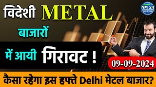 09 September 2024 Today Metal Rate  मेटल बाजार में आयी गिरावट   NewsMarkets24 [upl. by Prescott]