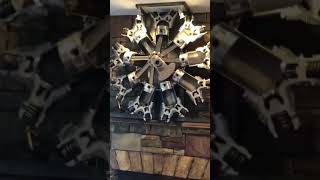 Airplane radial engine cutaway wall art [upl. by Anoet]