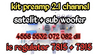 rakit preamp 21 channel untuk ruangan [upl. by Ganiats919]