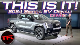 WORLD DEBUT Is the Allnew GMC Sierra EV Denali the BEST Electric Truck Yet Heres the Full Tour [upl. by Haerb]