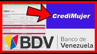 ✅COMO SOLICITAR CREDIMUJER EN BANCO DE VENEZUELA [upl. by Novart846]