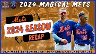 Mets 2024 Season Review Assessing Players amp Coaches Grades  New York Mets News [upl. by Annoya849]