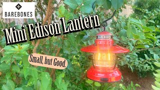 Barebones Edison Mini AA Lantern  VintageStyle Lantern Week Day 6 [upl. by Yonina370]