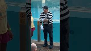 Sassy Mime Time 😆👏 seaworldmime funny [upl. by Ethan893]